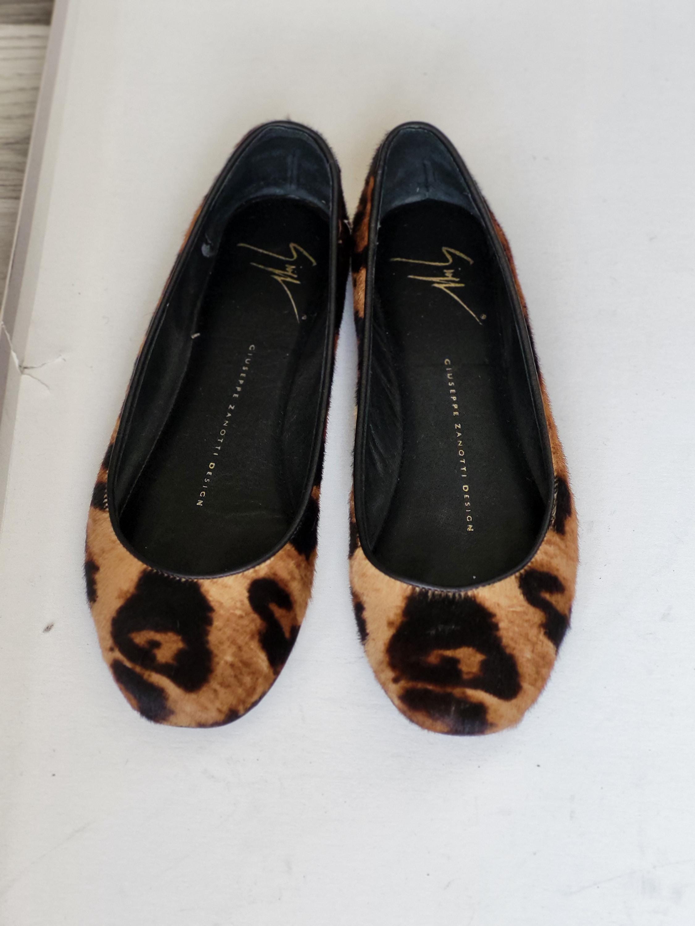 Vintage Giuseppe Zanotti Ballet Flat - Pony Hair Leopard Print