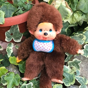 Vintage Monchhichi - Monchhichi Monkey - Japan plush doll - collectable Monchhichi Sekiguchi, Monchichi doll - rare toy