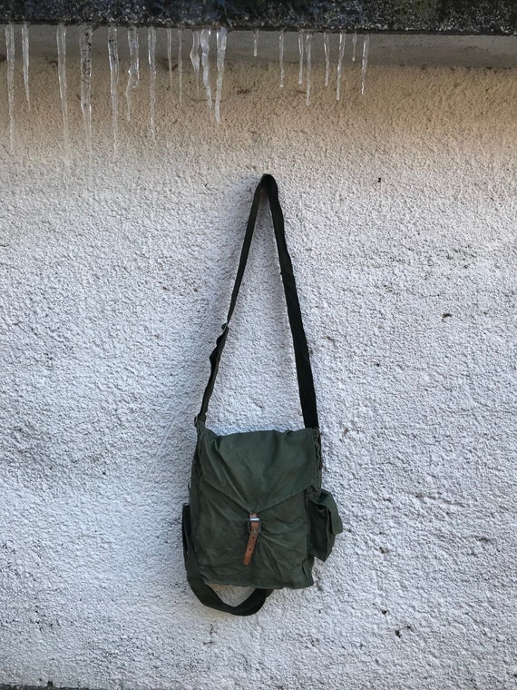 vintage army bag