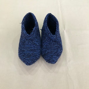Pantofole di lana vintage - Calzini di lana lavorati a mano vintage - Pantofole lavorate a maglia - Calzini invernali - Pantofole popolari - Calzini invernali fatti a mano