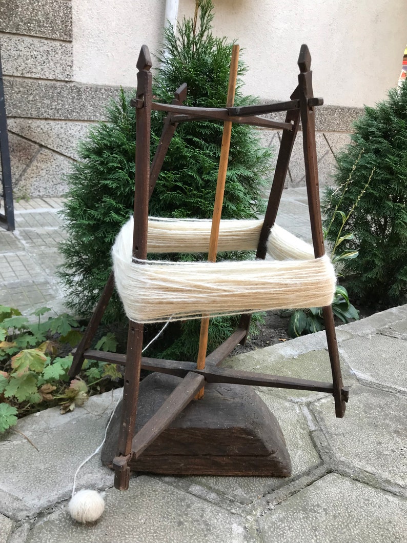 Vintage Winding Toolsantique Yarn Winding Toolprimitive Etsy