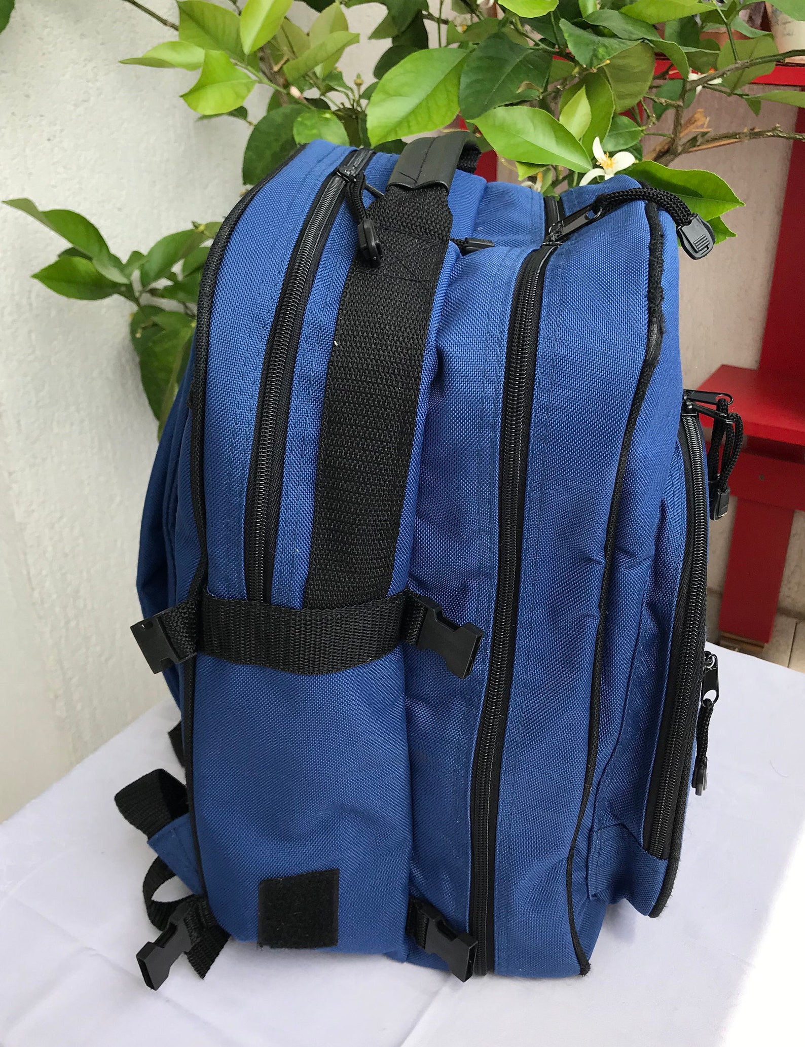 Vintage Picnic Backpack Picnic Basket Picnic Cooler Backpack for