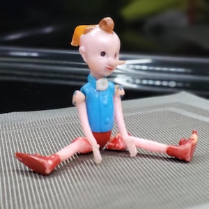 Vintage doll Pinocchio -Pinocchio puppet toy -USSR doll -Puppet Theater -Pinocchio figure -Buratino doll -ancient doll -fairy tale gold key