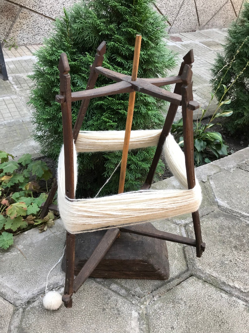 Vintage Winding Toolsantique Yarn Winding Toolprimitive Etsy