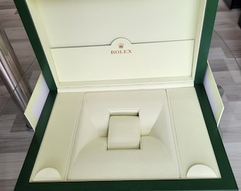 Vintage Rolex watch box original Rolex box outside green Rolex  protective box jewelry box – Rolex box