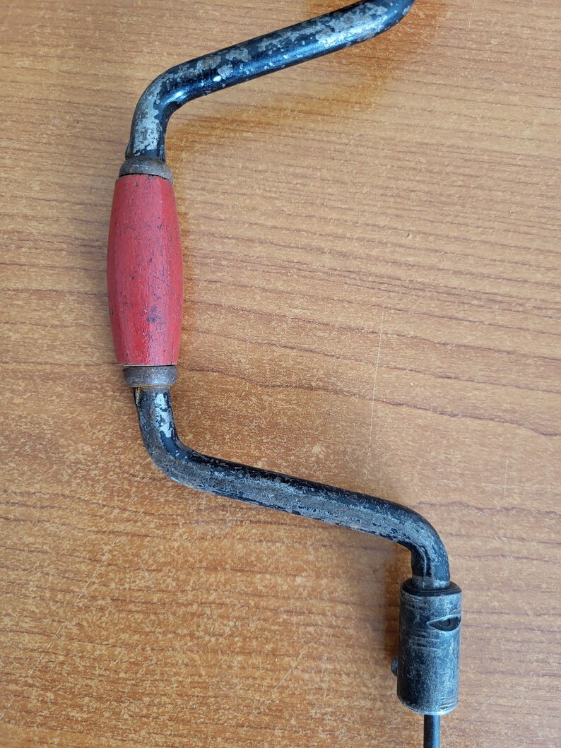 Vintage Antique Hand Drill vintage Manual Drill mechanical Drill