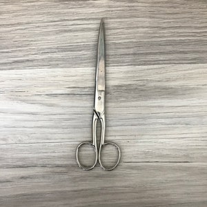 ビンテージスチールはさみ - 裁縫用はさみ - クラフト用はさみ - 金属はさみ - 仕立て用はさみ - 裁断用はさみ - 古いはさみ - 刺繍用はさみ