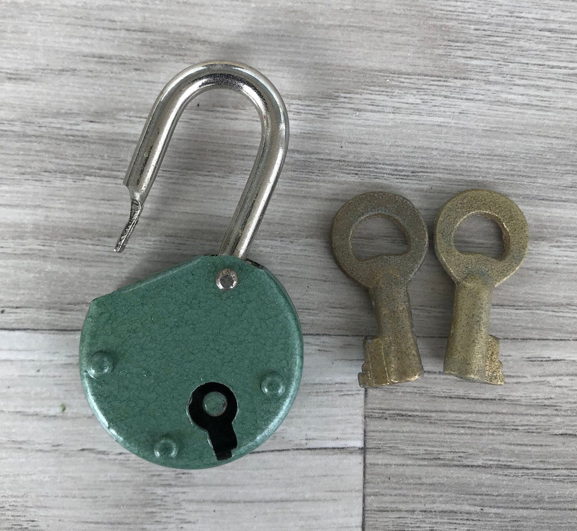 Vintage Padlock and Key -working Padlock -old Padlock -rustic Padlock ...