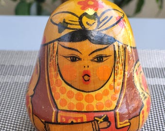 ヴィンテージ磁器製ロシア人形、19インチ民族ロシア人形、コレクター