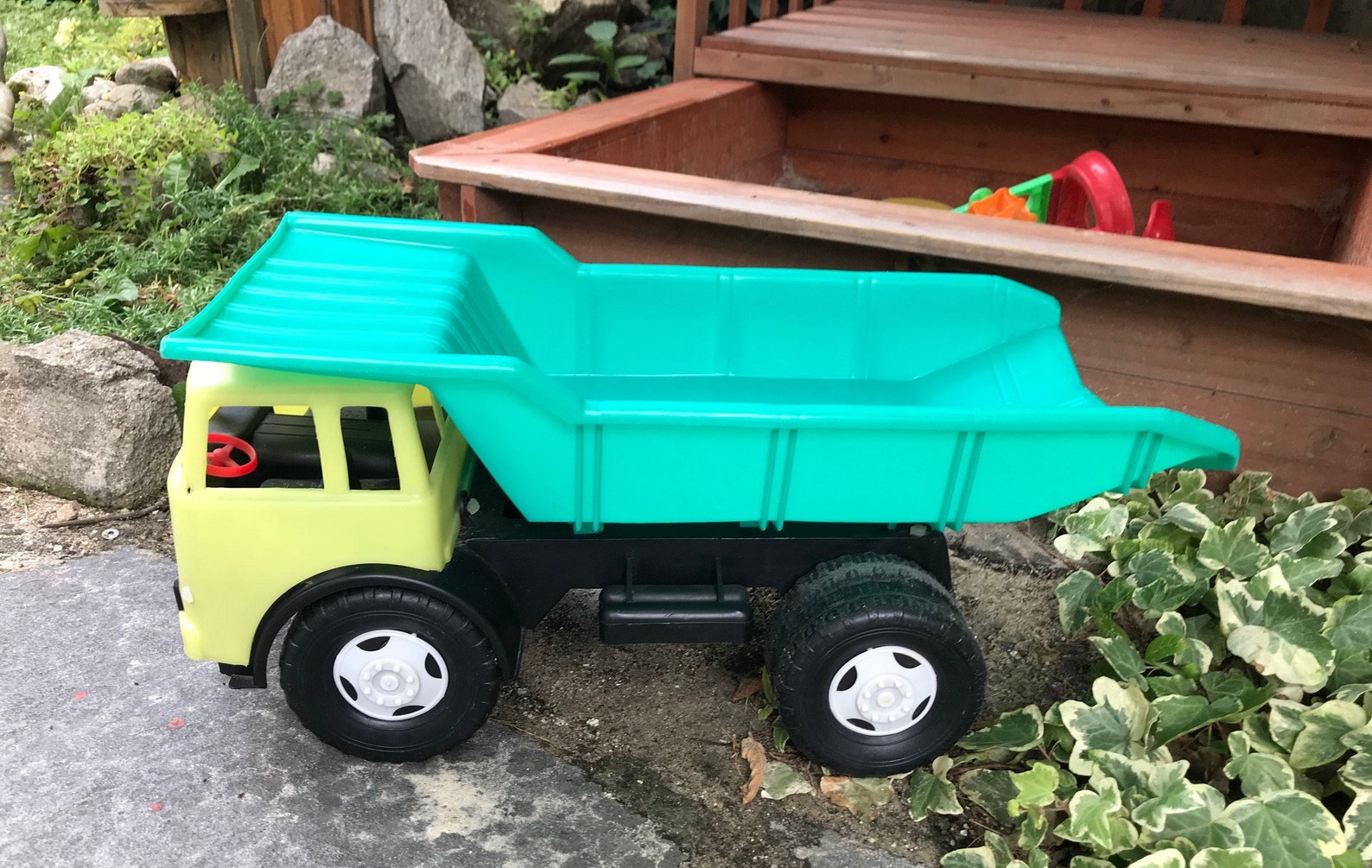 Vintage Plastic Dump Truckdump Truck Toyold Toy Dump Etsy