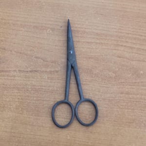 Vintage Schere -gestickte Schere -Näh-Schere -Bastelschere -Metall-Schere