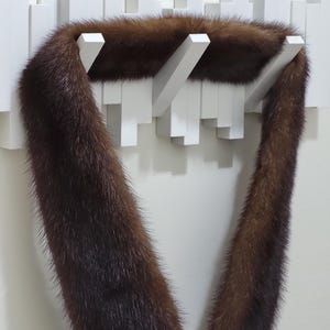 Vintage mink fur collar -Vintage real mink fur shoulder stole-real mink fur collar-mink fur wrap-real mink  fur stole