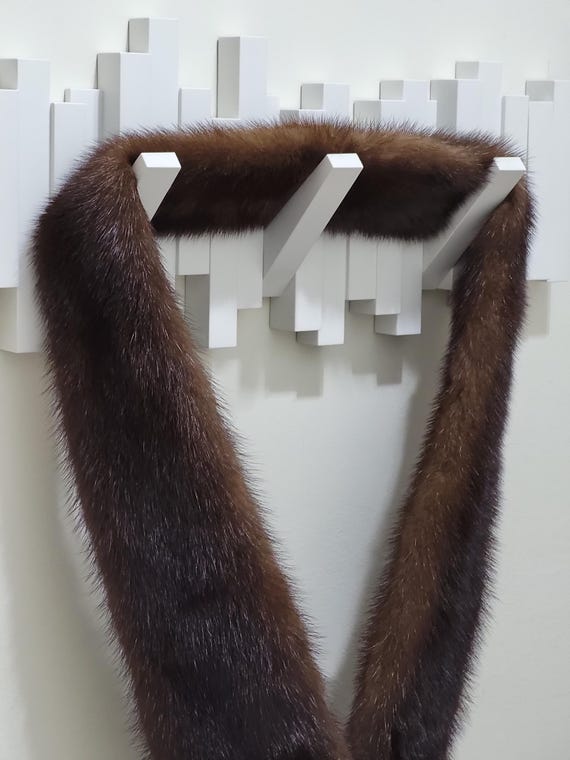 Vintage Mink Fur Collar vintage Real Mink Fur Shoulder Stole real Mink Fur Collar mink Fur Wrap real Mink Fur Stole Etsy