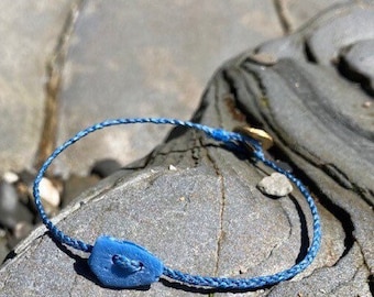 Marine Blue Micro Plastic Charm Bracelet