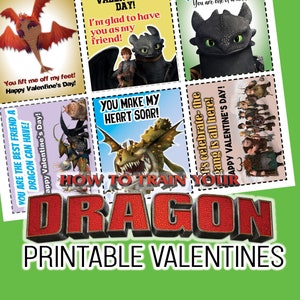 Como Treinar o Seu Dragão Dia dos Namorados para impressão/Download digital/PNG/JPG