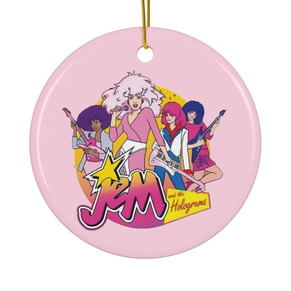 Jem & the Holograms Ceramic Christmas Tree Ornament/Keepsake
