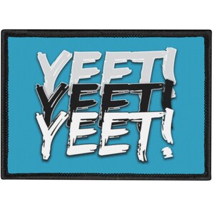 Yeet! Iron-On Patch: Jey Uso, WWE Fan Apparel (3.5x2.5)