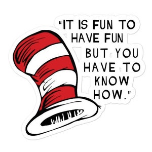 Dr. Seuss/Cat in the Hat Sticker