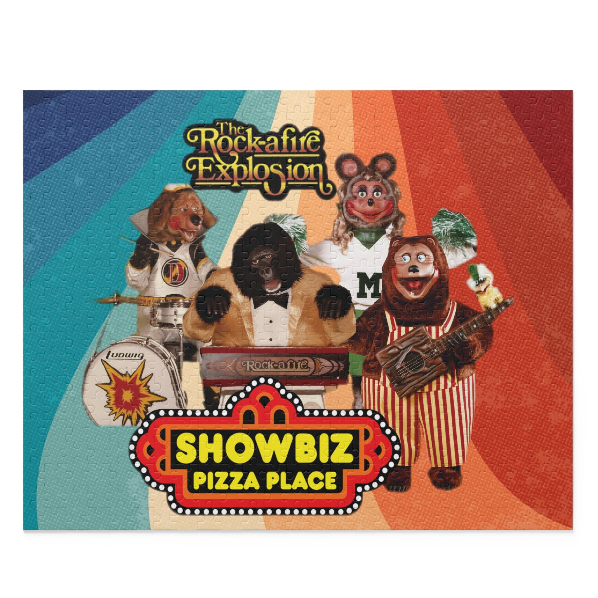 Rockafire Explosion/showbiz Pizza/puzzle/500 Pieces - Etsy