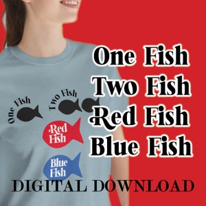 Ein Fisch Zwei Fische Roter Fisch Blauer Fisch Download/Dr. Seuss/png