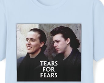 Tears For Fears Official Band T-Shirt - Throwback Photo Tee For Men & Unisex | 100% Cotton Rock Tee - View #9