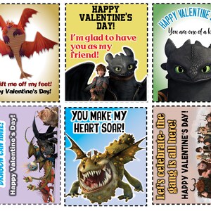 How to Train Your Dragon Printable Valentines/digital Download/png/jpg ...