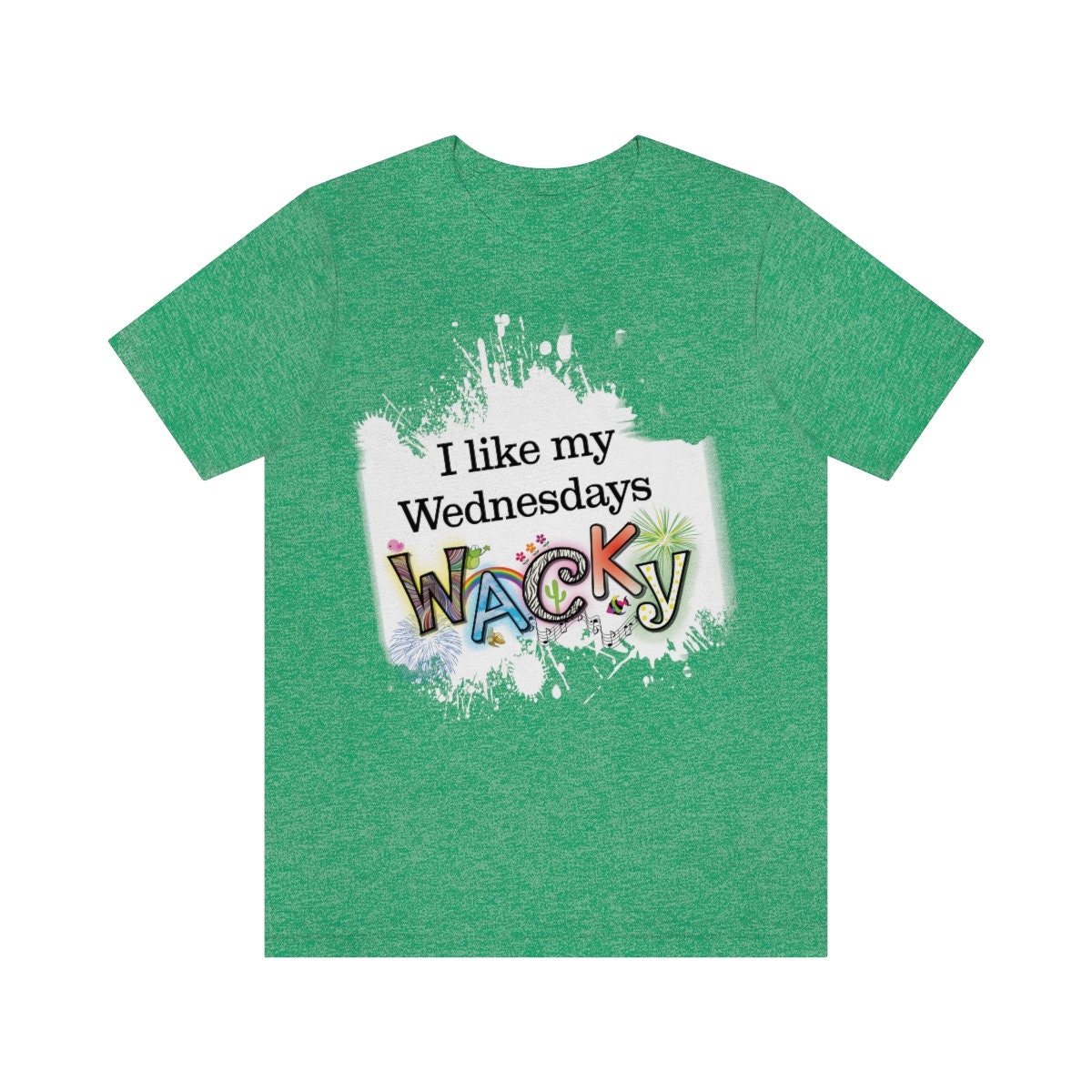 Wacky Wednesday Tee/dr. Seuss/bella Canvas Short Sleeve Etsy