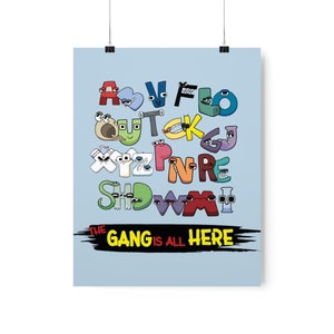 Alphabet Lore Poster/18x24/11x14