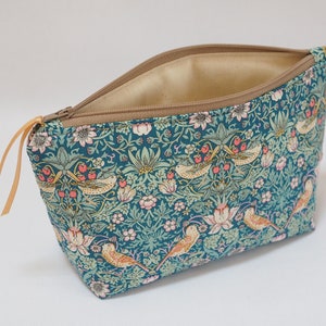 Liberty Strawberry Thief make-up bag / zip bag / cosmetic bag