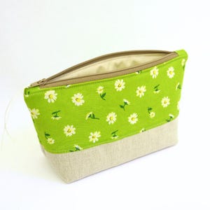 Liberty London Dulwich Daisy Makeup Bag: Handmade Cotton Cosmetic Bag