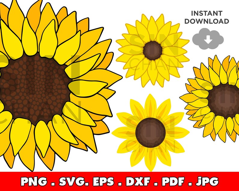 Svg Files For Cricut Sunflower Clipart Monogram Flower Svg Laser Cut Vector Png Files Clipart For Digital Download Sunflower Svg Clip Art Art Collectibles Puhlsphotography Com