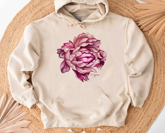 Flower Love Hoodie Flower Hoodie Women Hoodie Sweatshirts Hoodies Plus Size flower Gifts Floral Gift Girlfriend Gift Cute Hoodie Etsy