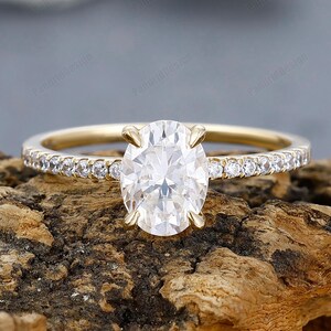 Hidden Halo Lab Grown Diamond E/VS1 IGI Certified Diamond 14K Gold Anniversary Gift Ring For Her LEngagement Ring, Lab Diamond Proposal Ring
