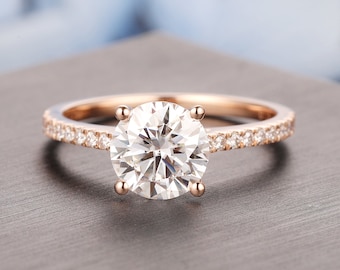 2.70ct Brilliant Emerald Cut Anniversary Promise Engagement Bridal Wedding Infinity Petite Eternity Stacking Band in 14K Solid Yellow Gold for Women