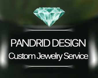 CUSTOM JEWELRY SERVICE - natural moonstone Side stone-