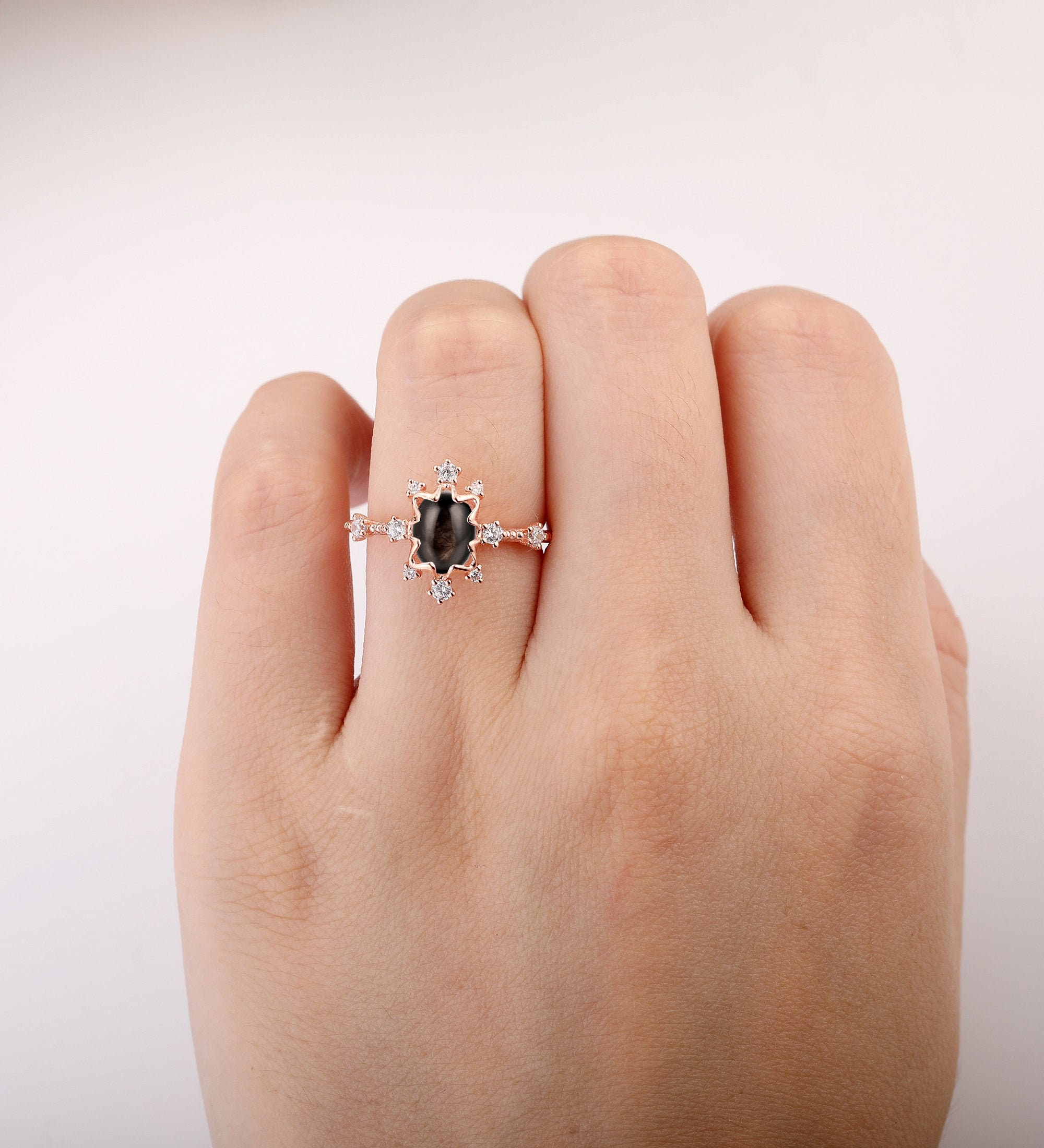 black sapphire ring womens black sapphire ring womens
