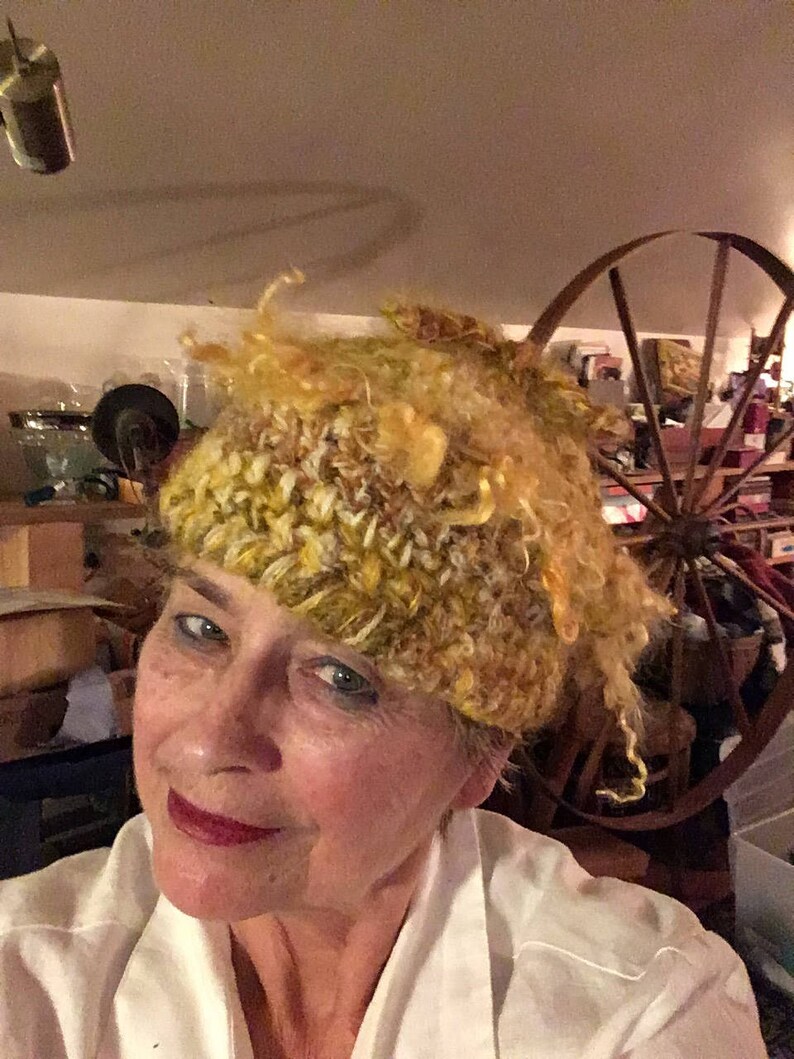 Custom Hand Crochet Mohair HatWomen/'s Designer HatEasterWedding Wear!