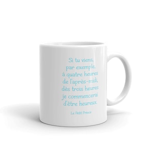 2-Sided Mug English and French Anglais et Francais Le Petit Prince The Little Prince
