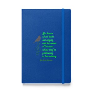 Lyrics from &quot;January Wedding&quot; song on hardcover bound notebook