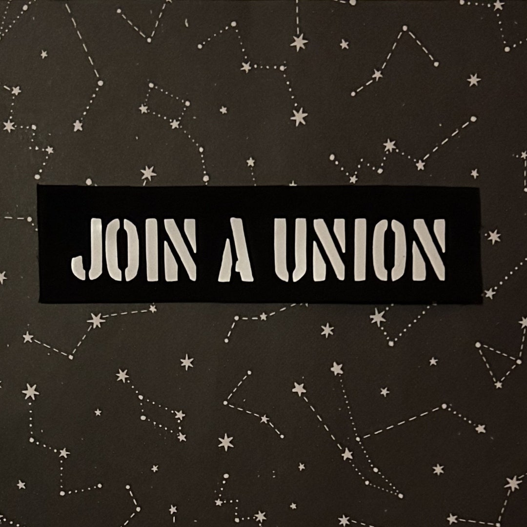 Join A Union Patch | 6-inch Patch | Punk Accessory - Etsy