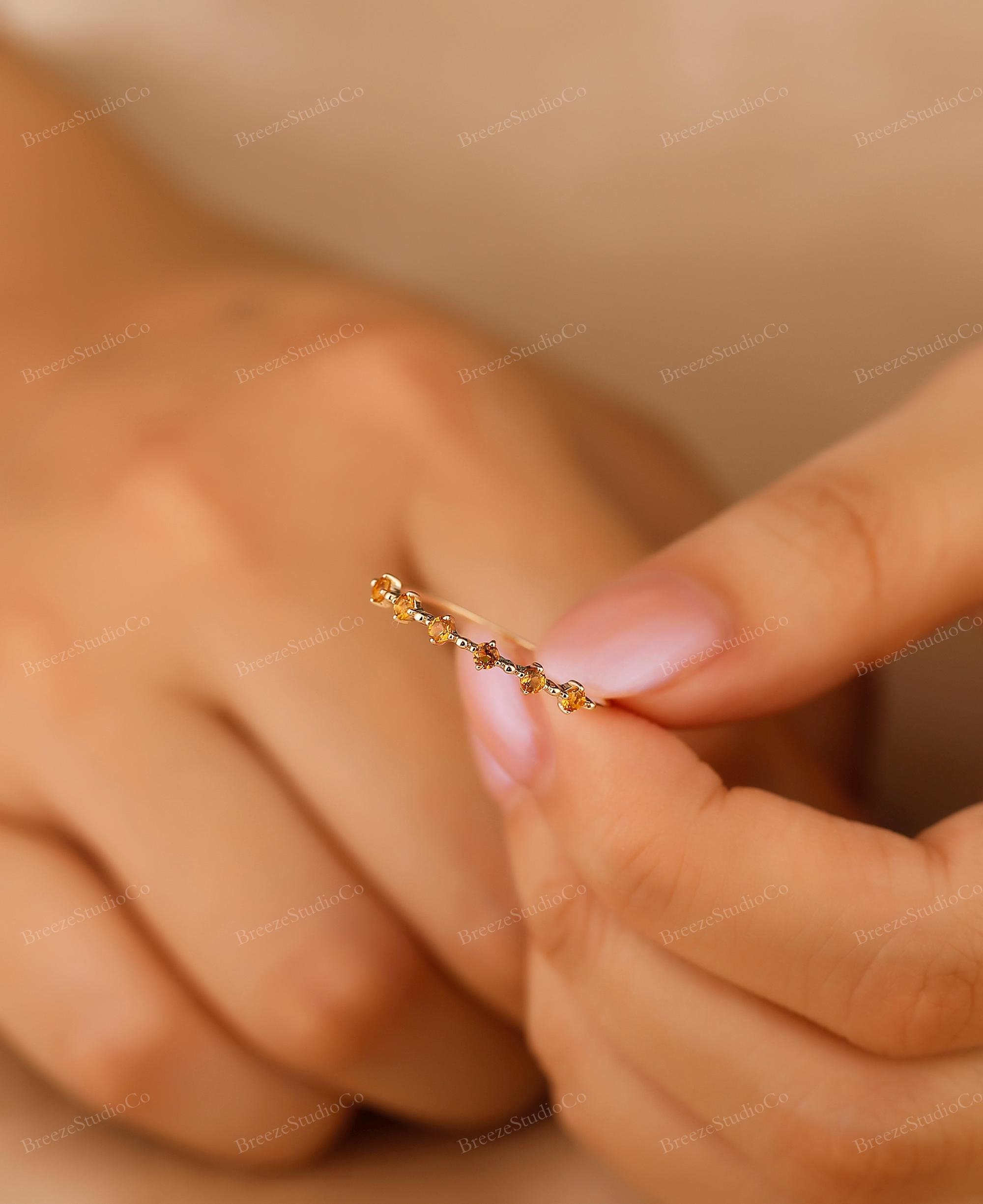 White Topaz Ring - Etsy