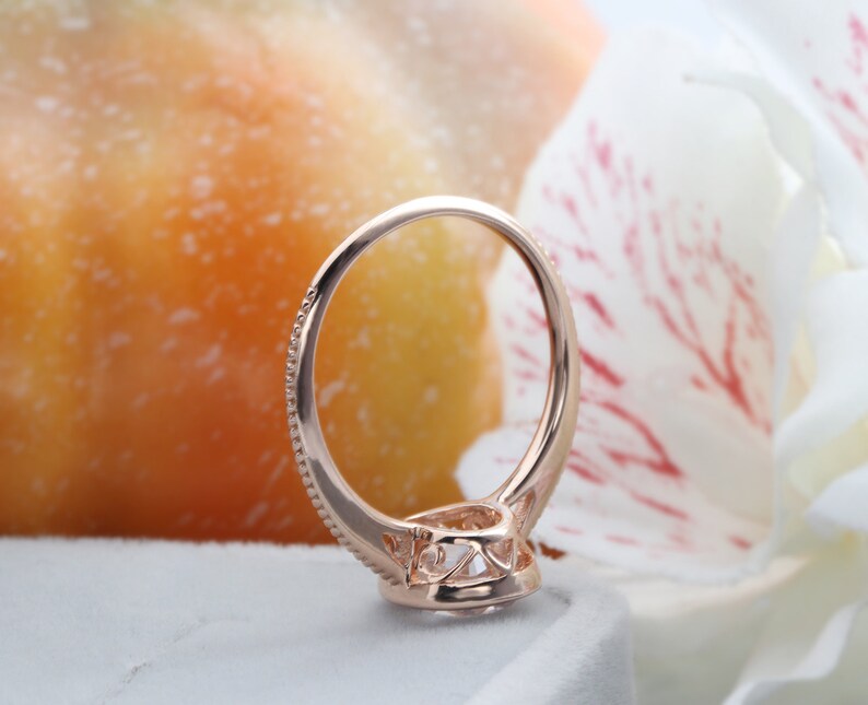 Diamant Moissanite Ovale 0,6 à 8 Ct — Couleur D/EF, Coupé Ovale, Avec Certificat