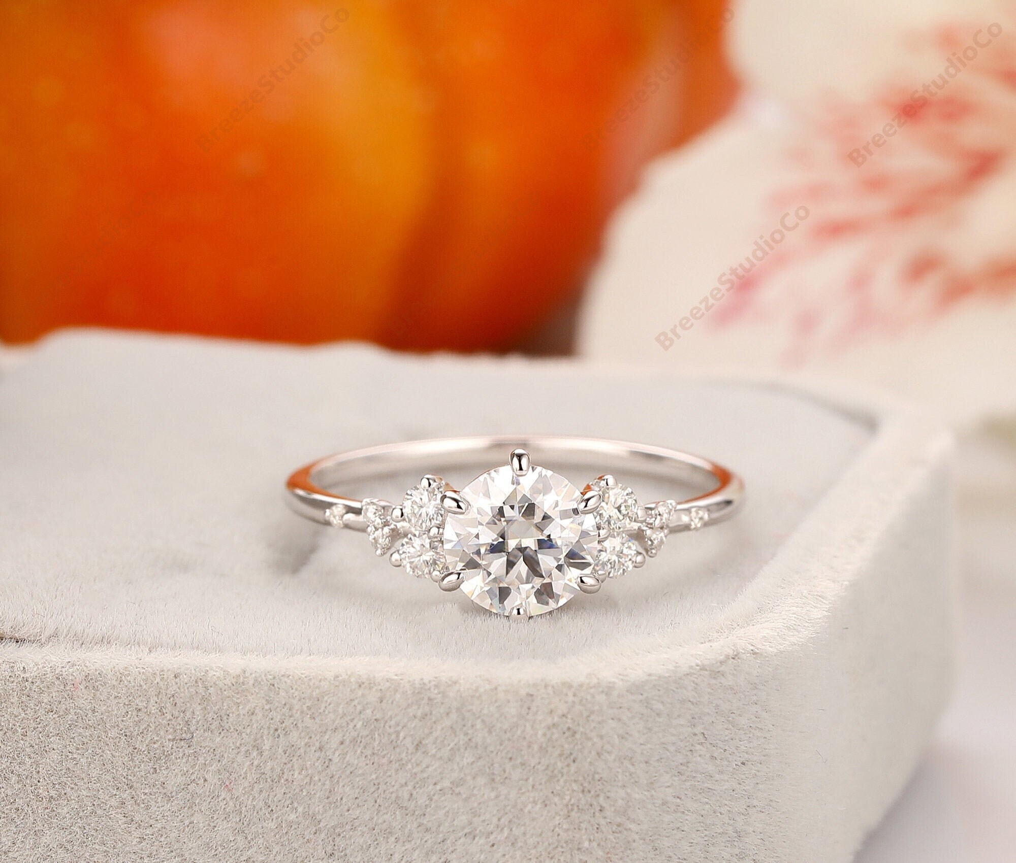 【NUMBERING】コイル スパイラル ストーン リング / 6 Prong Numbering Coil Spiral Pave Ring / 6 Prong #8408 4BFK813