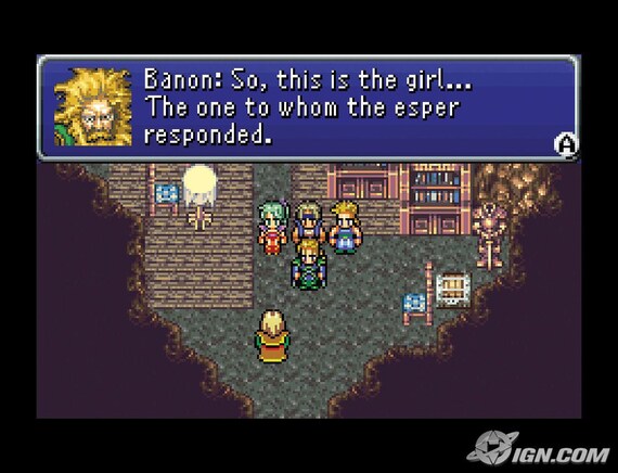 Image result for final fantasy 3 snes screenshot