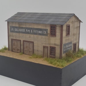 N Scale — J.R. Gallagher Pipe & Fittings Co. — PCK104 — Laser Cut Craftsman Kit