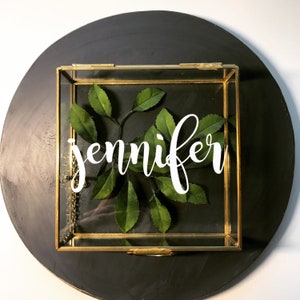 Personalized Jewelry Box