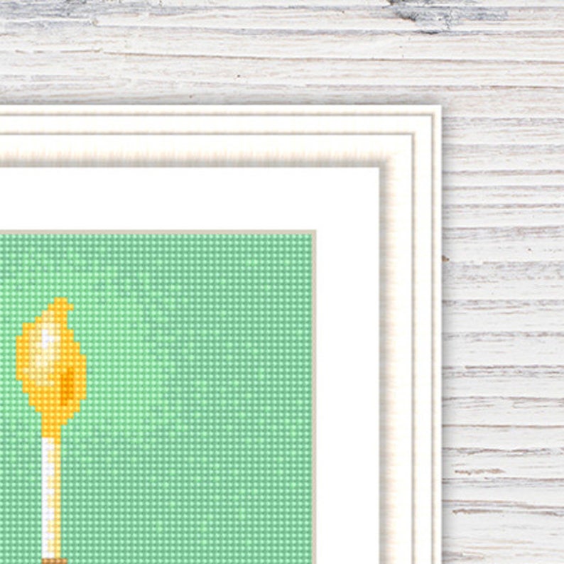 Cross stitch pattern pdf Palette Artist Live brightly Art Etsy