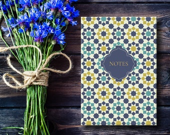 Blau Arabesque Notebook