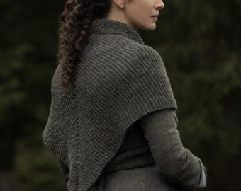 Short Row Triangular Shawl Knitting Pattern