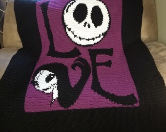 crocheted Afghan blanket